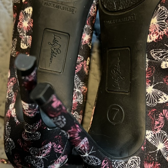 Libby Edelman : Butterfly Point Toe Ballet Strap Heel - 7 - Picture 8 of 12